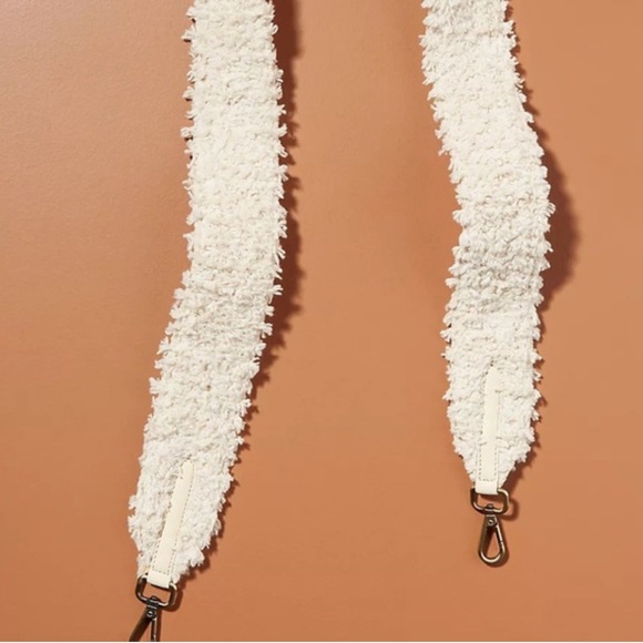 Anthropologie Pearl Embellished Bag Strap Cottage Core Boho NWOT - Picture 2 of 5